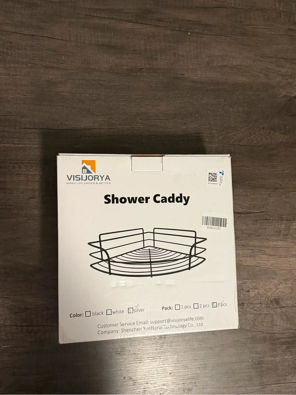 & Other Stories Black Corner Shower Basket - Wire Triangular Caddy